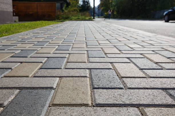 Permeable Paver Driveway in Mathis, TX